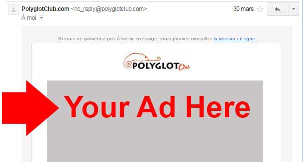 Newsletter Ad Example